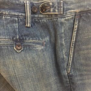 Men’s cut jeans.